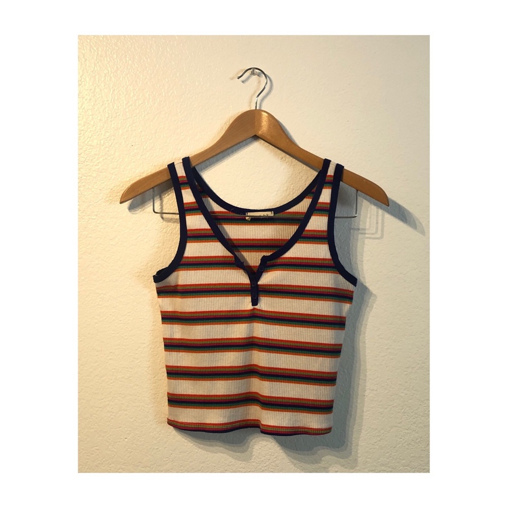 #LoveWins Stripe Tank Top